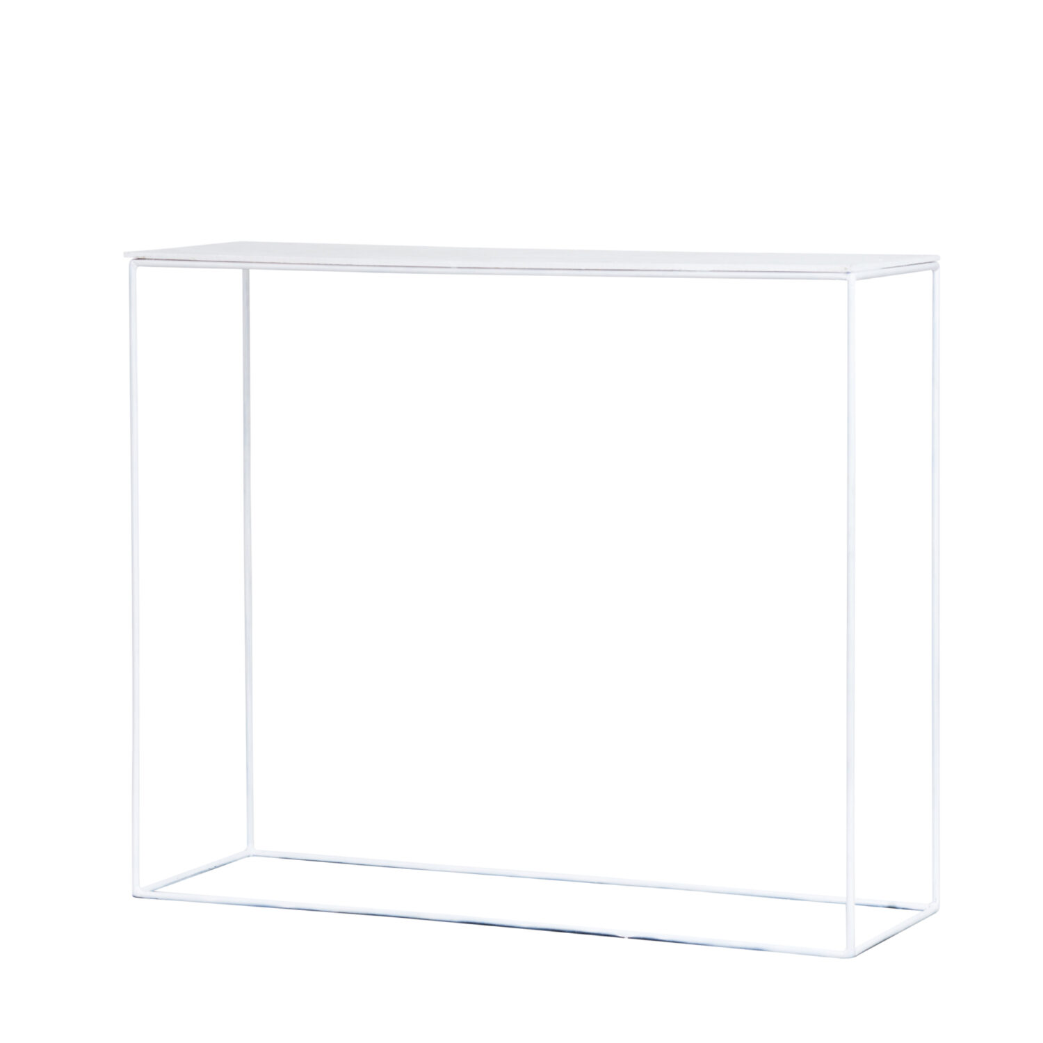 Rectangle Floral Stand - White - Event Artillery