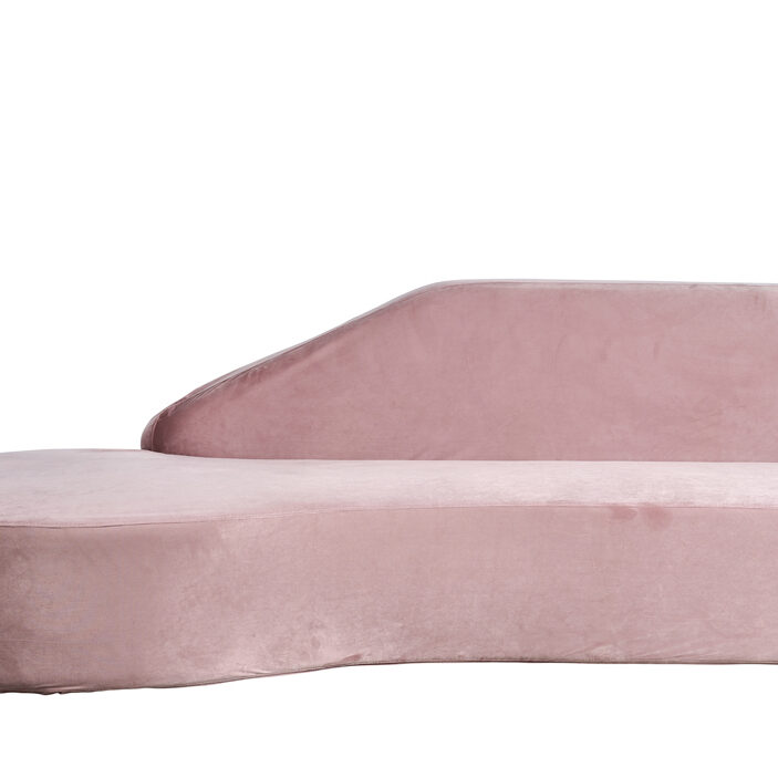 Bay Sofa - Left Side : Blush - Event Artillery