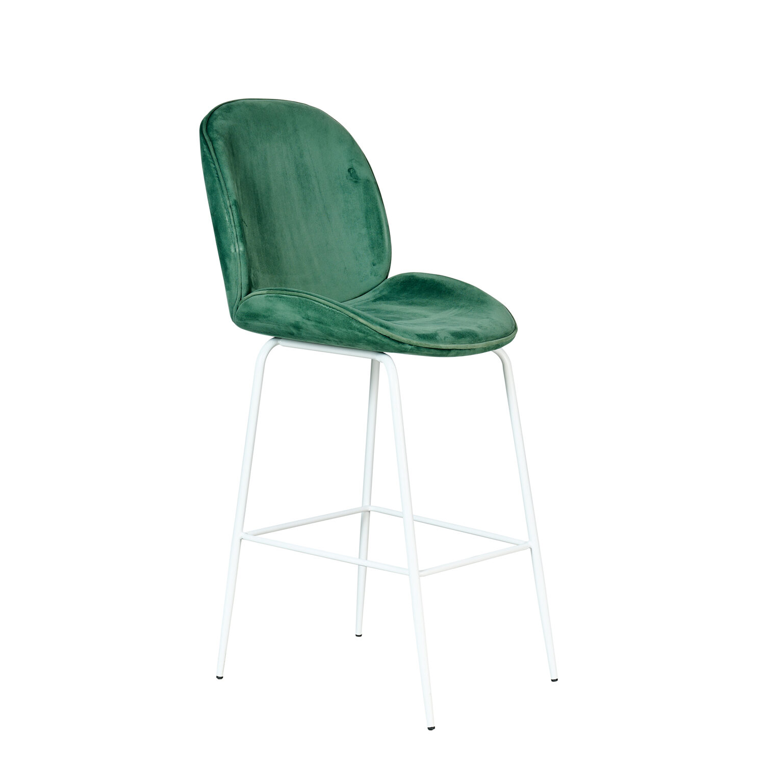 Harlow Stool - Forest Green / White Legs - Event Artillery